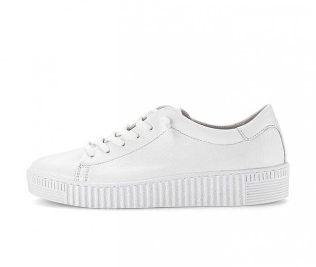 Gabor Damen Sneaker Low Weiß - Glattleder