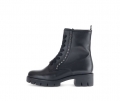 Gabor Damen Schnürstiefelette Schwarz - Glattleder