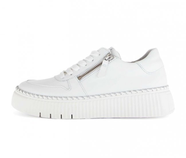 Gabor Damen Sneaker Low Weiß - Glattleder