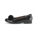 Gabor Damen Eleganter Ballerina Schwarz - Lackleder