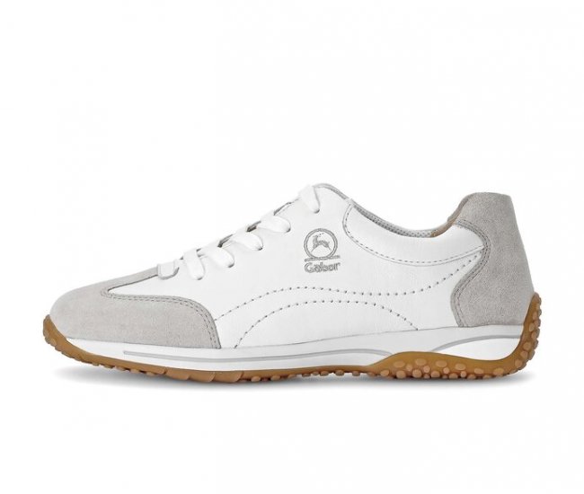 Gabor Damen Sneaker Low Weiß - Glattleder