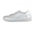 Gabor Damen Sneaker Low Silber - Materialmix Leder