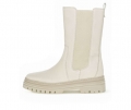 Gabor Damen Chelsea Boot Beige - Glattleder