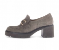 Gabor Damen Hochfrontpumps Braun - Rauleder