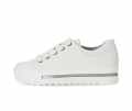 Gabor Damen Sneaker Low Creme - Glattleder