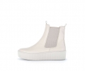 Gabor Damen Chelsea Boot Beige - Glattleder