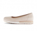 Gabor Damen Sportliche Ballerina Beige - Rauleder