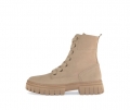 Gabor Damen Schnürstiefelette Beige - Rauleder