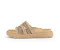Gabor Damen Pantolette Gold - Lederimitat