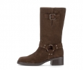 Gabor Damen Cowboy Boots Braun - Rauleder