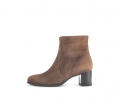 Gabor Damen Elegante Stiefelette Braun - Rauleder