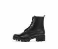 Gabor Damen Schnürstiefelette Schwarz - Glattleder
