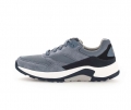 Gabor Herren Rollingsoft Sneaker Low Blau - Materialmix Leder/Textil