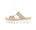 Gabor Damen Pantolette Beige - Rauleder