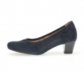 Gabor Damen Eleganter Pumps Blau - Rauleder