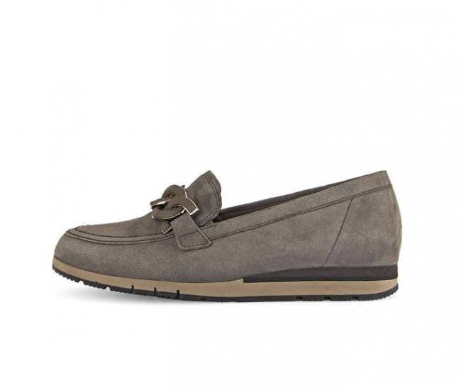 Gabor Damen Slipper Braun - Rauleder