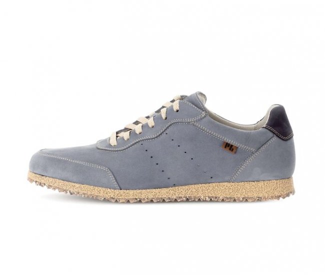 Pius Gabor Herren Sneaker Low Blau - Nubuk