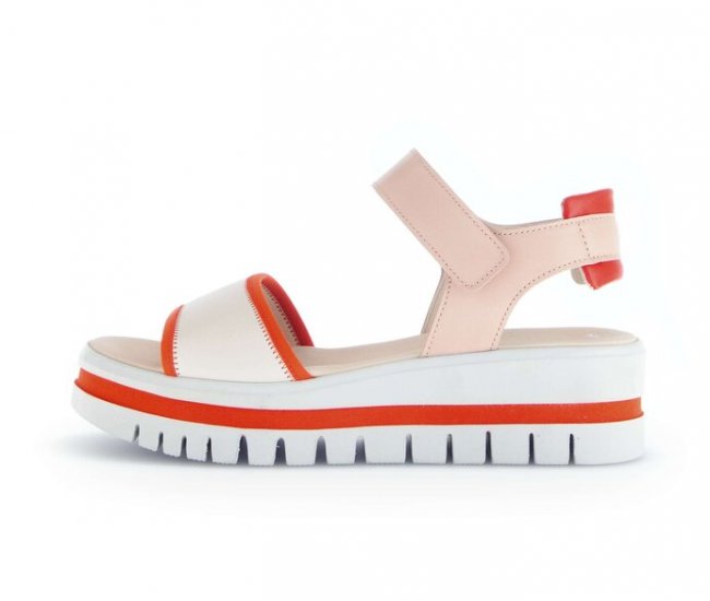 Gabor Damen Plateau Sandale Multicolour - Glattleder