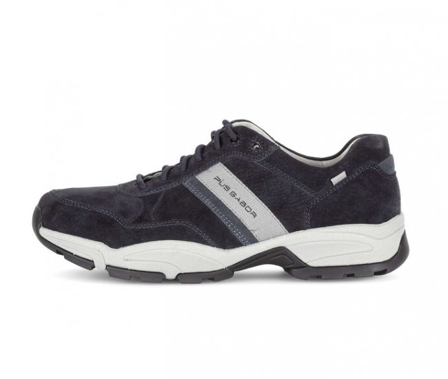 Pius Gabor Herren Sneaker Low Blau - Rauleder