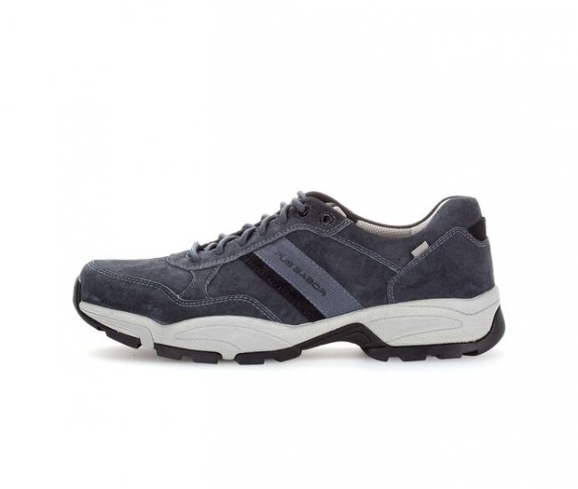 Pius Gabor Herren Sneaker Low Blau - Rauleder