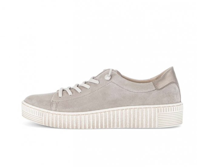 Gabor Damen Sneaker Low Grau - Rauleder