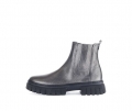 Gabor Damen Chelsea Boot Grau - Glattleder