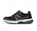 Gabor Damen Sneaker Low Schwarz - Materialmix Leder/Lederimitat