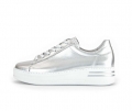 Gabor Damen Sneaker Low Silber - Effektleder