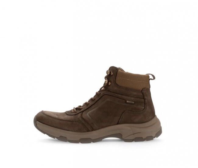 Pius Gabor Herren Sportlicher Stiefel Braun - Materialmix Leder/Textil