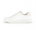 Gabor Damen Sneaker Low Creme - Materialmix Leder
