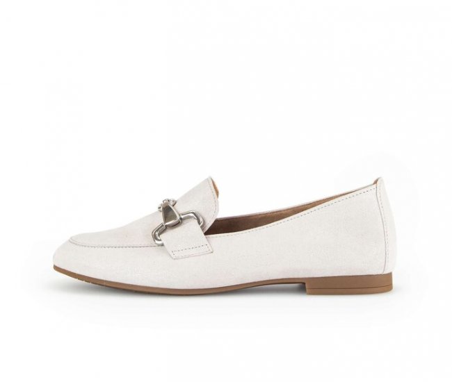 Gabor Damen Slipper Beige - Effektleder