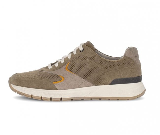 Pius Gabor Herren Sneaker Low Grün - Rauleder