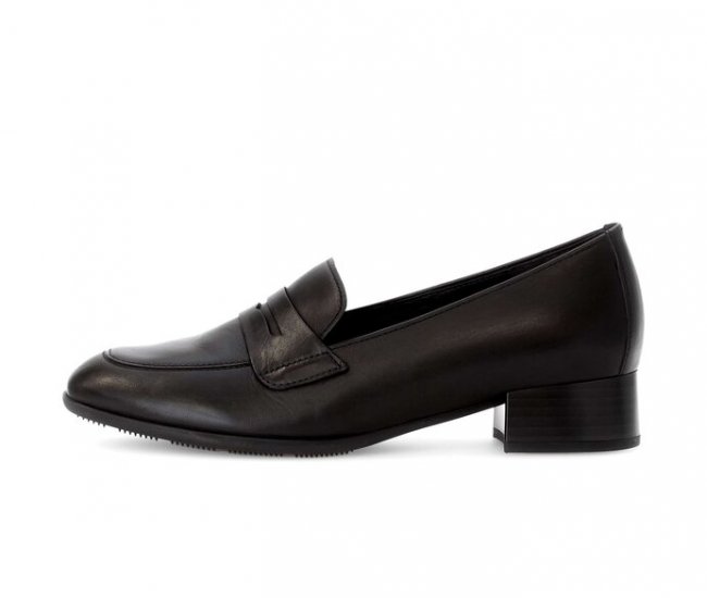 Gabor Damen Hochfrontpumps Schwarz - Glattleder