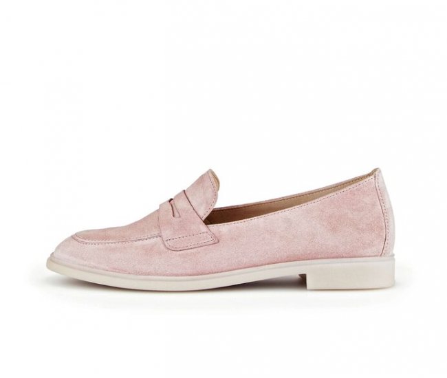 Gabor Damen Slipper Rosa - Rauleder