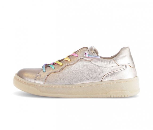 Gabor Damen Sneaker Low Gold - Effektleder