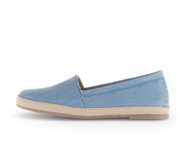 Gabor Damen Slipper Blau - Textil