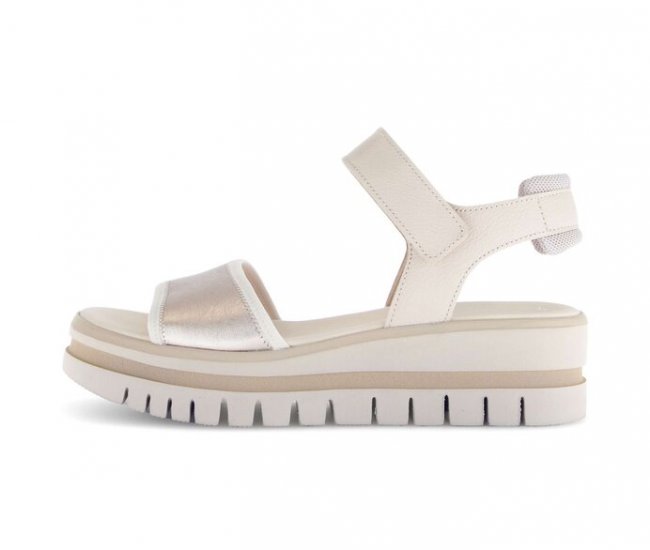 Gabor Damen Plateau Sandale Multicolour - Materialmix Leder/Lederimitat