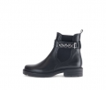 Gabor Damen Chelsea Boot Schwarz - Glattleder