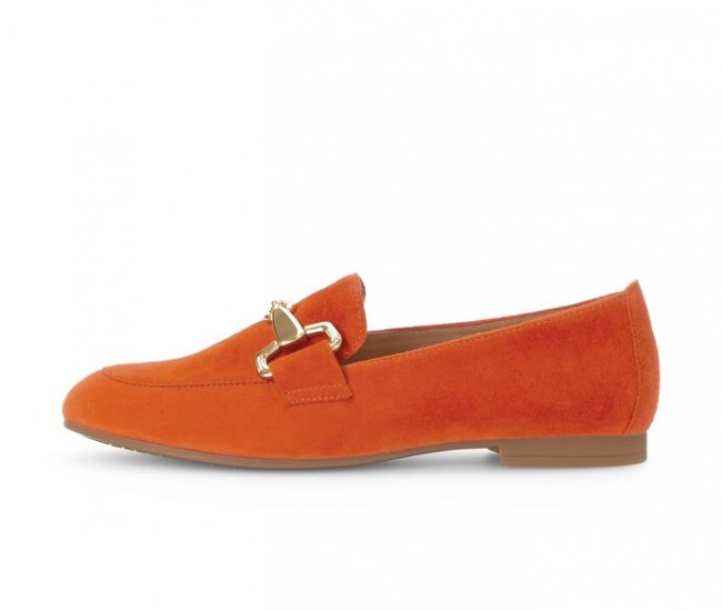 Gabor Damen Slipper Orange - Rauleder