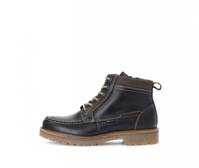Pius Gabor Herren Boot Blau - Glattleder