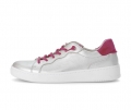 Gabor Damen Sneaker Low Silber - Materialmix Leder