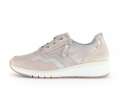 Gabor Damen Sneaker Low Beige - Materialmix Leder/Lederimitat