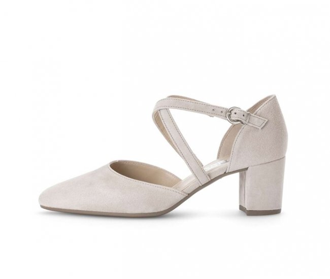 Gabor Damen Spangenpumps Rosa - Rauleder