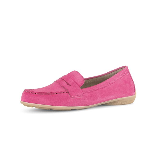 Gabor Damen  Mokassin Pink - Rauleder
