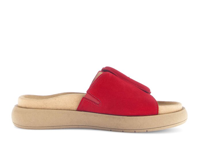 Gabor Damen  Pantolette Rot - Rauleder