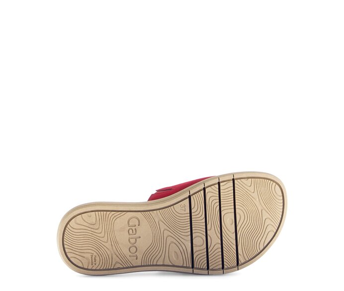 Gabor Damen  Pantolette Rot - Rauleder