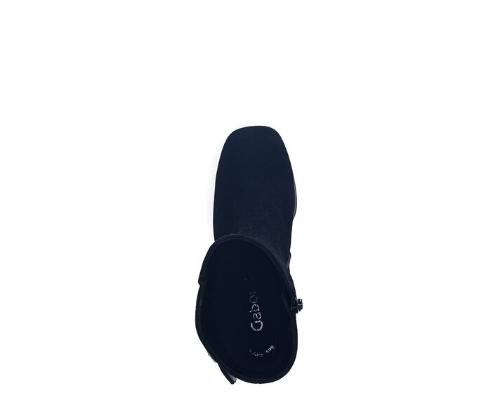 Gabor Damen  Elegante Stiefelette Schwarz - Rauleder