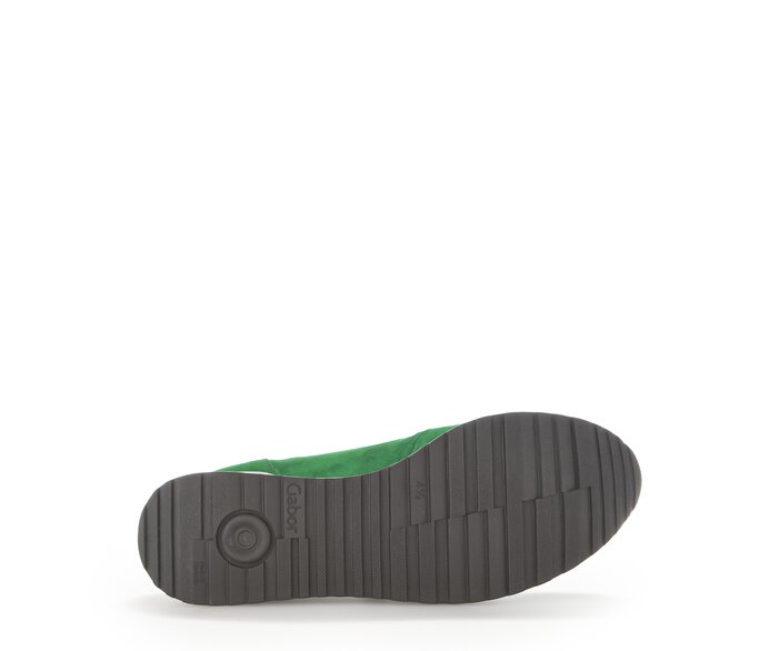 Gabor Damen  Sneaker Low Grün - Materialmix Leder