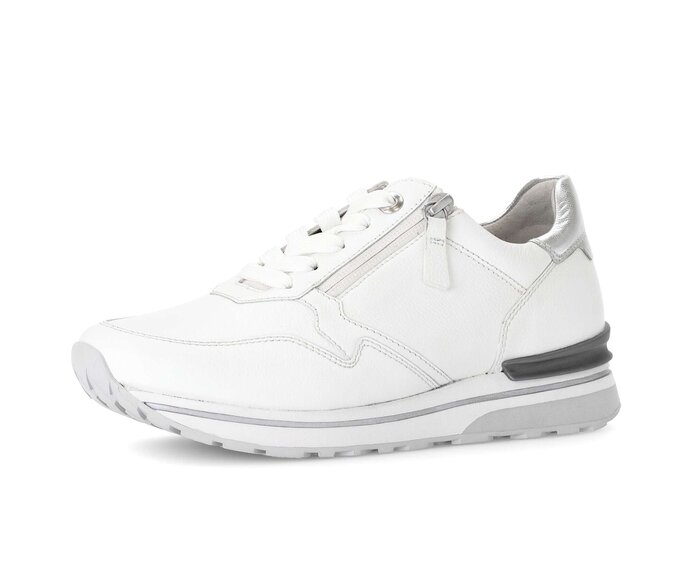 Gabor Damen  Sneaker Low Weiß - Glattleder