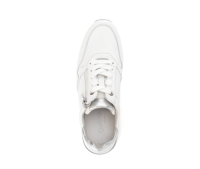 Gabor Damen  Sneaker Low Weiß - Glattleder
